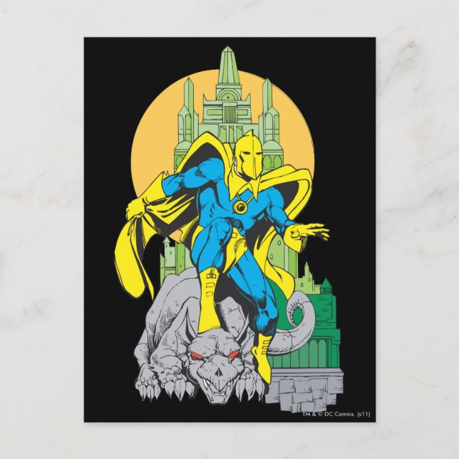 Dr. Fate & Invisible Tower Postkarte (Vorderseite)