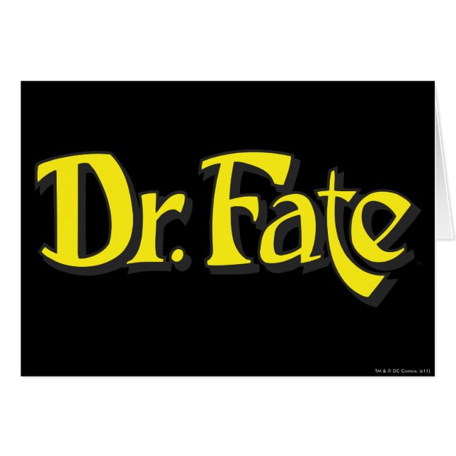 Dr. Fate Logo (Vorderseite (Horizontal))