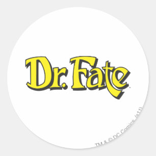 Dr. Fate Logo Runder Aufkleber