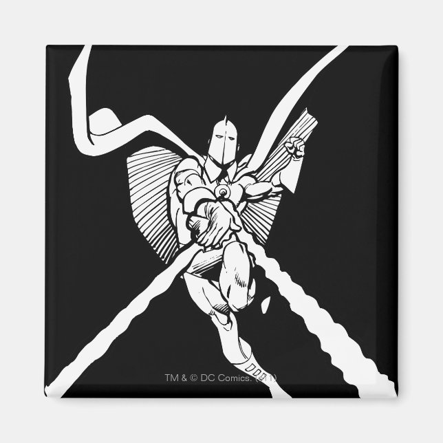 Dr. Fate Magic Kontur Magnet (Vorne)