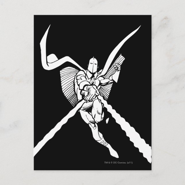 Dr. Fate Magic Kontur Postkarte (Vorderseite)