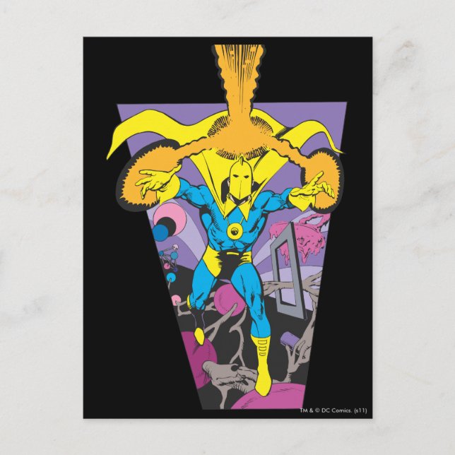 Dr. Fate manipuliert Magie Postkarte (Vorderseite)
