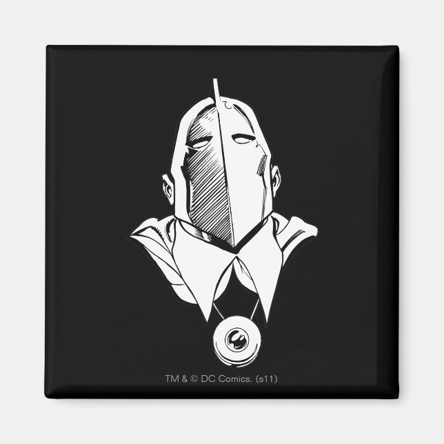 Dr. Fate Mask Kontur Magnet (Vorne)