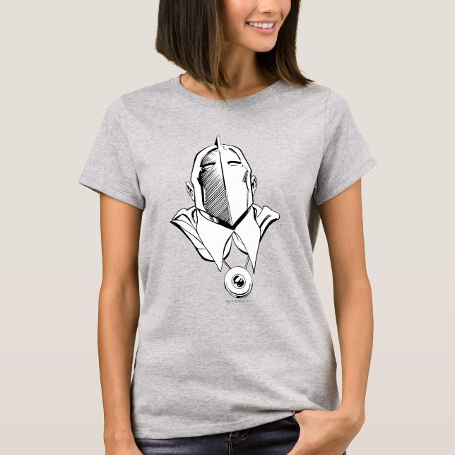 Dr. Fate Mask Kontur T-Shirt (Vorderseite)