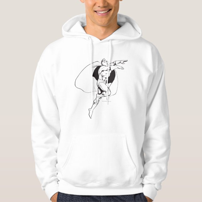 Dr. Fate Soaring Kontur Hoodie (Vorderseite)