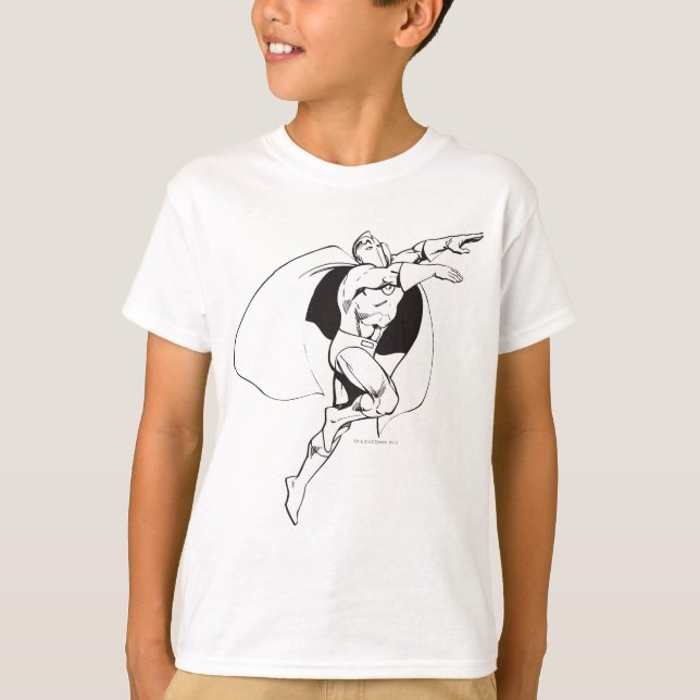 Dr. Fate Soaring Kontur T-Shirt (Vorderseite)