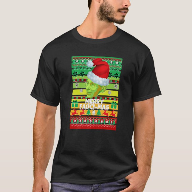 Dr. Fauci Stole Weihnachten Funny Antiliberal Fauc T-Shirt (Vorderseite)