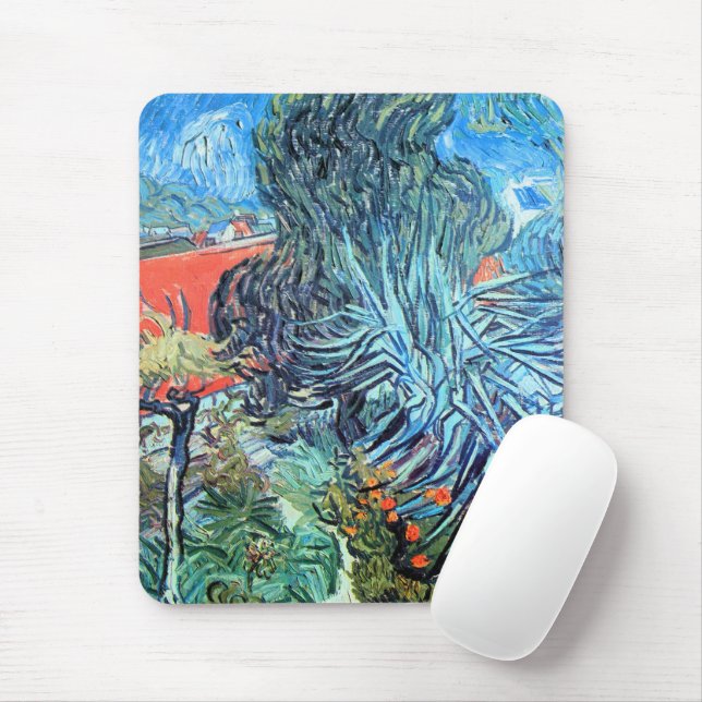 Dr. Gachet's Garden, Auvers von Vincent van Gogh Mousepad (Mit Mouse)