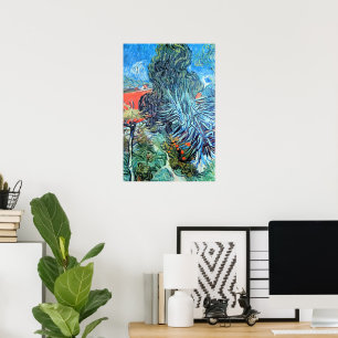 Dr. Gachets Garten, Auvers von Vincent van Gogh Poster