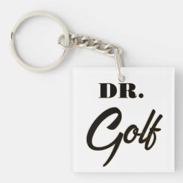 Dr. Golf Funny Design für Golfliebhaber Schlüsselanhänger