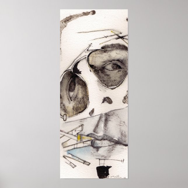 Dr. Gonzo als Hunter S. Thompson Poster (Vorne)