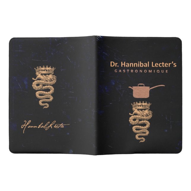 Dr. Hannibal Lecter Notebook-Cover Extra Großes Moleskine Notizbuch (Geöffnet)