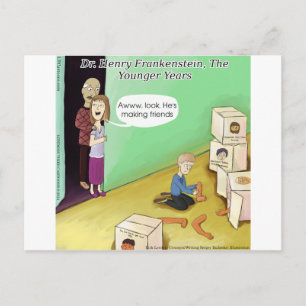 Dr. Henry Frankensteins Jugendjahre Postkarte