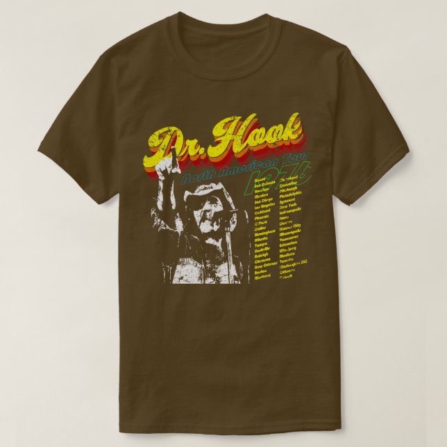 Dr. Hook North American Tour T-Shirt (Design vorne)