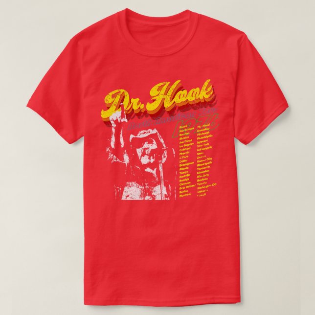Dr. Hook North American Tour T-Shirt (Design vorne)