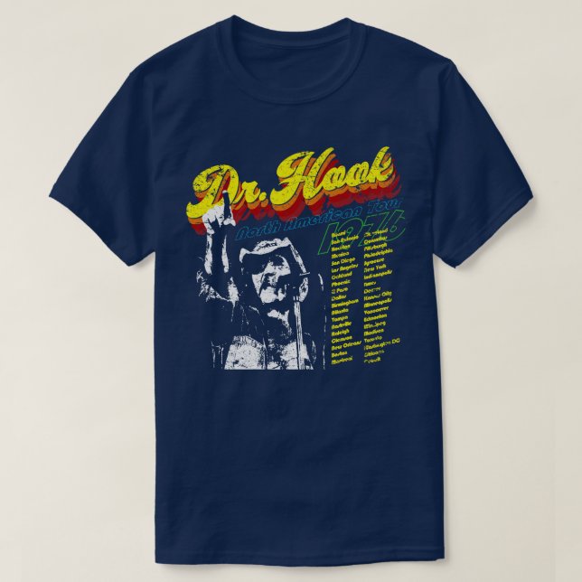 Dr. Hook North American Tour T-Shirt (Design vorne)