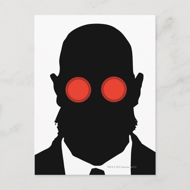 Dr. Hugo Strange Silo Postkarte (Vorderseite)