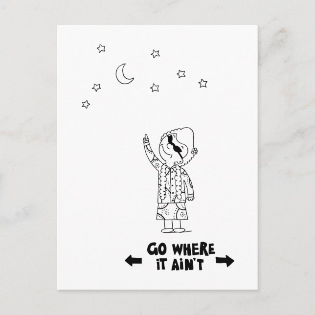 Dr. Ida Rolf - Geh dorthin, wo es keine Postkarte  (Vorderseite)