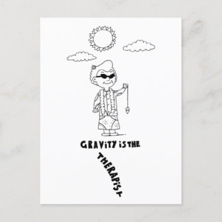Dr. Ida Rolf - Gravity ist Therapeutin Postkarte