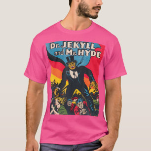 Dr. Jekyll Herr Hyde Art - Retro Halloween Monst T-Shirt