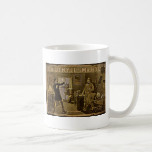 Dr. Jekyll und Herr Hyde Vintage Poster Kaffeetasse