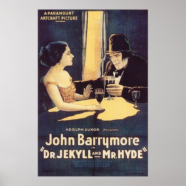 Dr. Jekyll und Mr. Hyde 1920 Poster (Vorne)