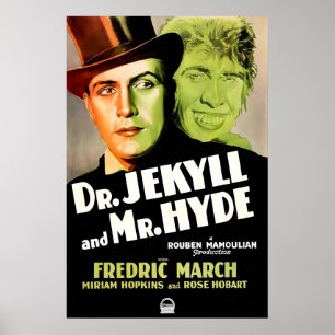 Dr. Jekyll und Mr. Hyde 1931 Film POSTER DRUCK A1