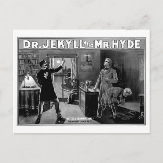Dr. Jekyll und Mr. Hyde Postkarte
