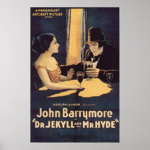 Dr. Jekyll und Mr. Hyde Vintag Movie Poster
