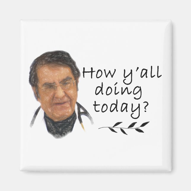 Dr. jetzt in Farbe Magnet (Vorne)