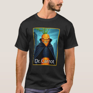 Dr. Karotte Bösewicht Veganer T-Shirt