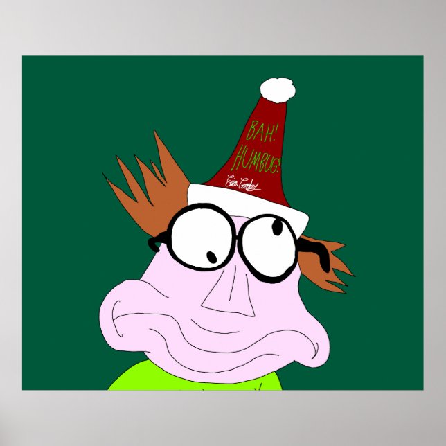 Dr. LeBrick Bah Humbug Weihnachten Poster (Vorne)