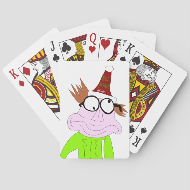 Dr. LeBrick Bah Humbug xmas Classic Playing Cards Spielkarten (Rückseite)