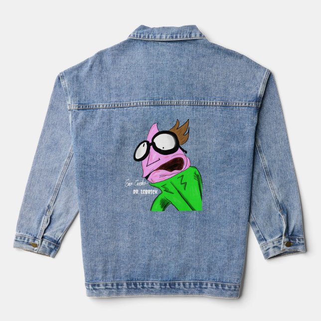Dr. LeBrick Kunst 2018 Jeansjacke (Rückseite)