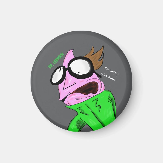 Dr. LeBrick Star-Puppe Magnet (Vorne)