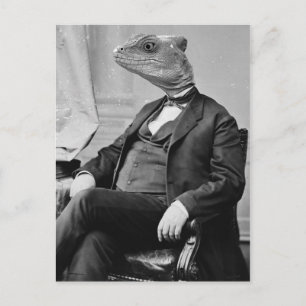 Dr. Lizard Postkarte