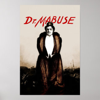Dr. Mabuse 1922 Klassiker Film Poster