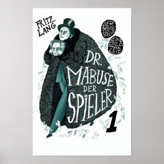 Dr Mabuse der Spieler 1922 Klassiker Film Poster