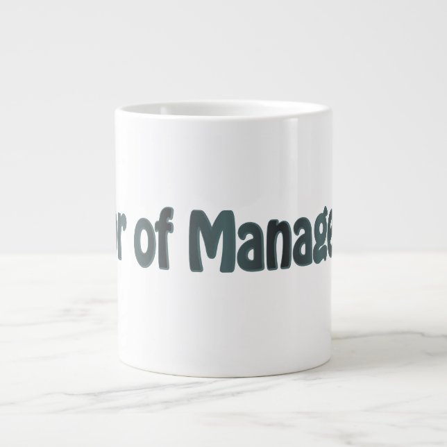 DR. Management Jumbo-Tasse (Vorderseite)