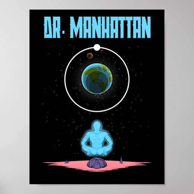Dr. Manhattan Poster (Vorne)