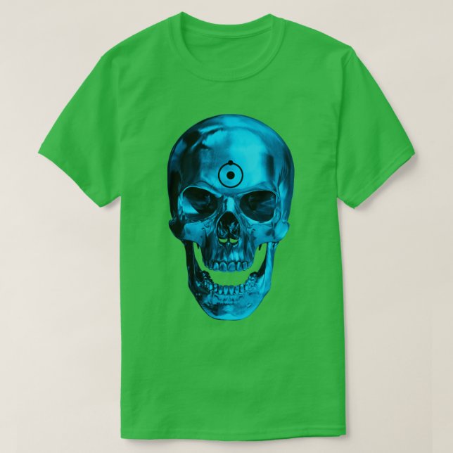 DR. MANHATTAN Skull T-Shirt (Design vorne)
