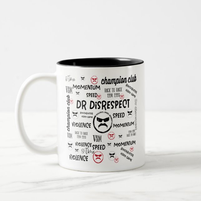 Dr. Missachtet Gewalt Speed Momentum Zweifarbige Tasse (Links)
