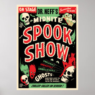 Dr. Neff's Midnite Spook Show Poster