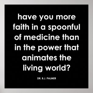 Dr. Palmer Faith Quote Serie Print Poster