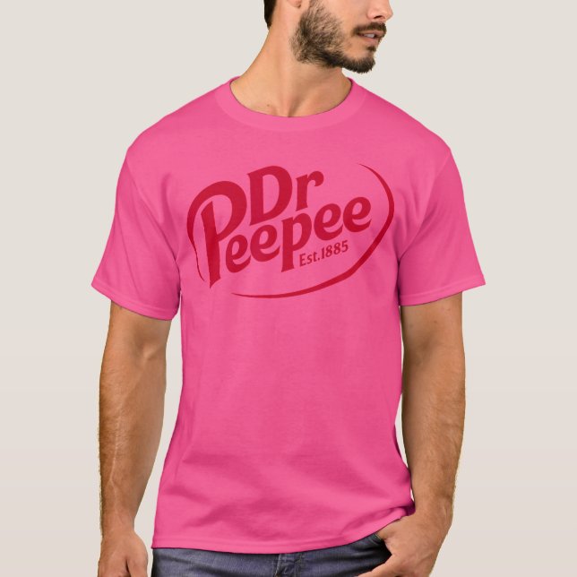 Dr. Peepee Shirt Funny Logo Parodies (Vorderseite)