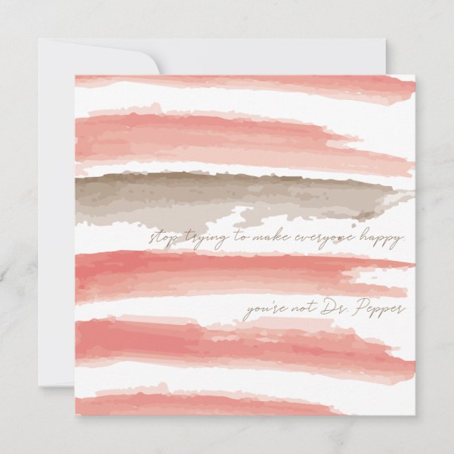 Dr. Pepper Karte (Vorderseite)