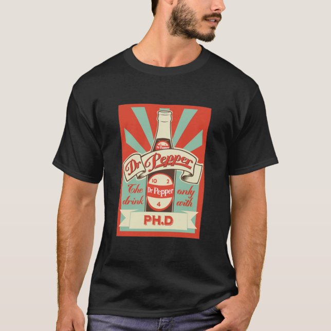 Dr. Pepper Vintag Classic  T-Shirt (Vorderseite)