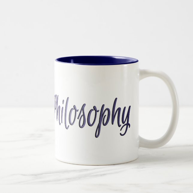 DR. Philosophie Zweifarbige Tasse (Rechts)