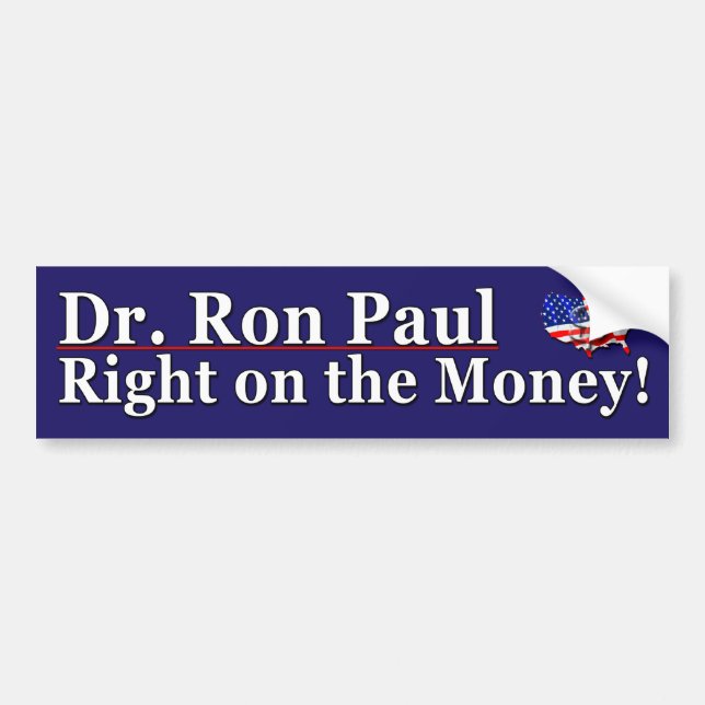 Dr. Ron Paul Autoaufkleber (Vorne)