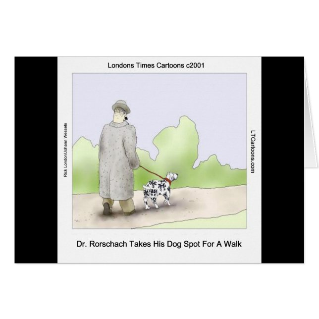 Dr. Rorschach nimmt Dog Spot 4 A Walk Funny (Vorderseite (Horizontal))